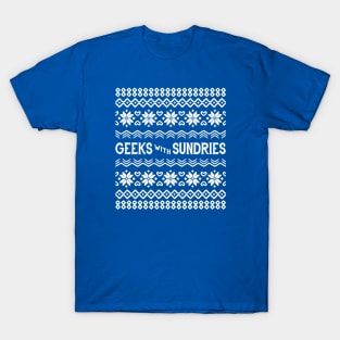 Geeks with Sundries Ugly Sweater - White T-Shirt